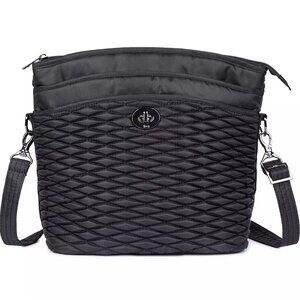 Lug Adagio RFID-Blocking Crossbody/Shoulder Bag - Midnight Black